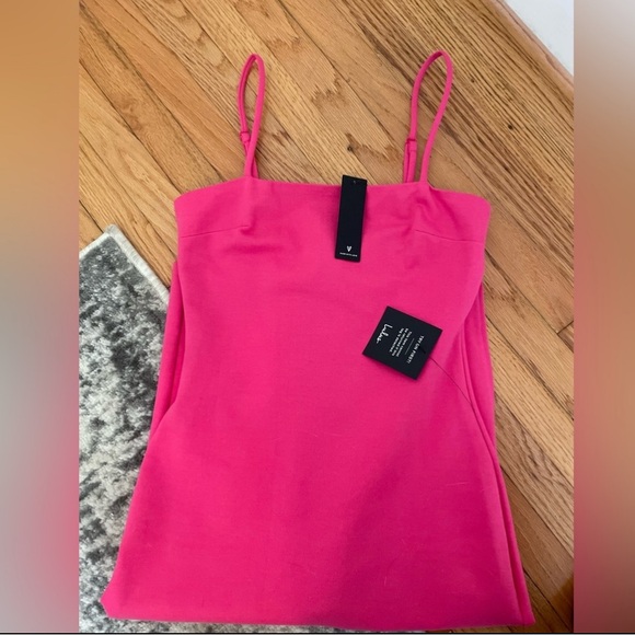 Lulu's NWT Pink Midi Pencil Dress with Slit - Cocktail, Party, Bridesmaid - Picture 4 of 7